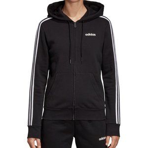 Adidas Women's Essential Fleece 3-Stripe Zip Suit